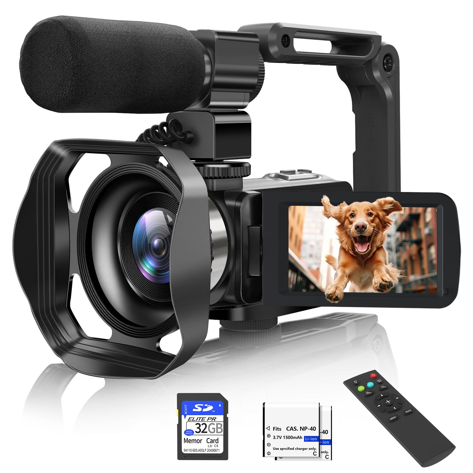 Amazon.com : Video Camera, 8K Camcorder 48MP 15FPS UHD WiFi IR